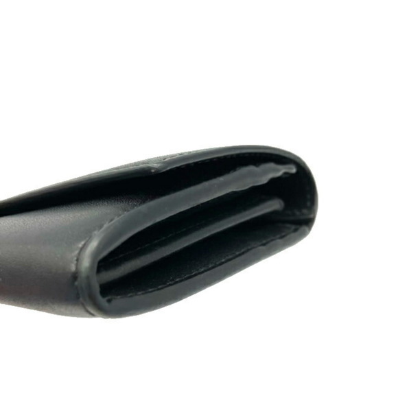 FENDI Fendi long wallet black gold metal fittings 8M0251 studs hook logo cont... - Picture 3 of 8